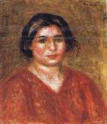 Pierre Renoir Gabrielle in a Red Blouse oil